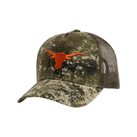 WHIT CLASSIC CAMO TRUCKER HAT - Univ. of Texas Longhorns