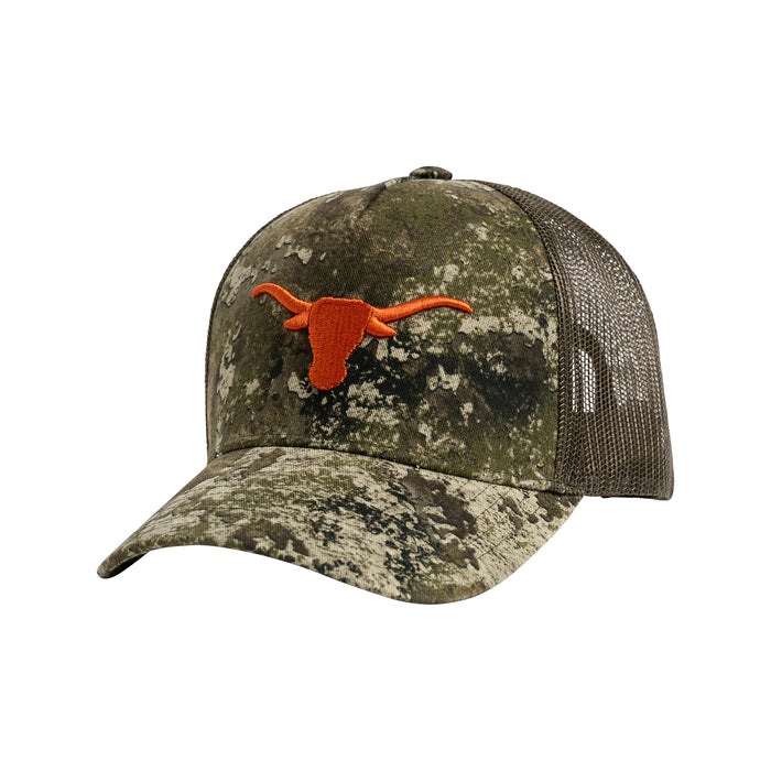 WHIT CLASSIC CAMO TRUCKER HAT - Univ. of Texas Longhorns