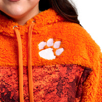 WILLOW FASHION CAMO SHERPA HOODIE - Clemson Univ. Tigers