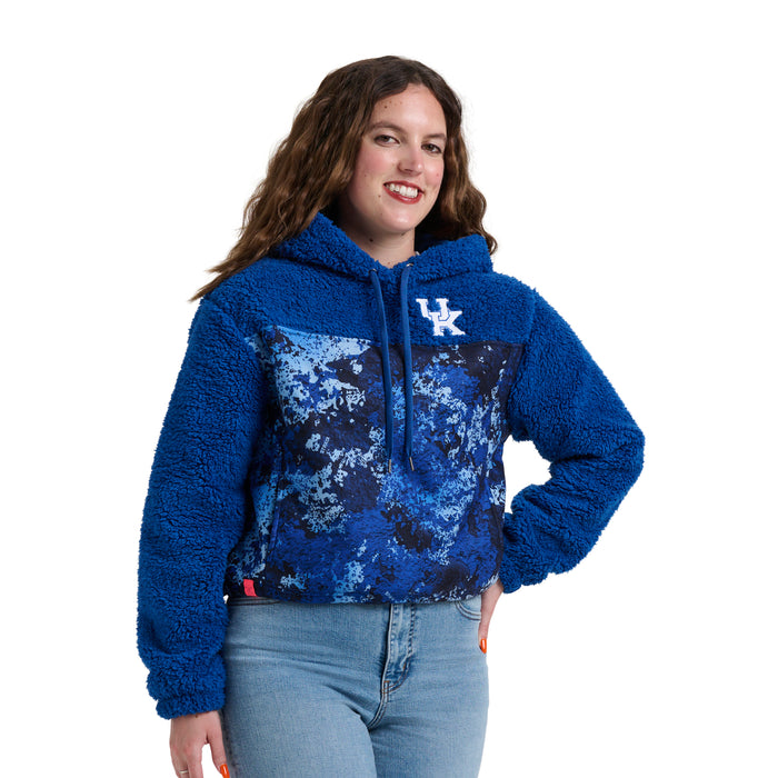 WILLOW FASHION CAMO SHERPA HOODIE - Univ. of Kentucky Wildcats
