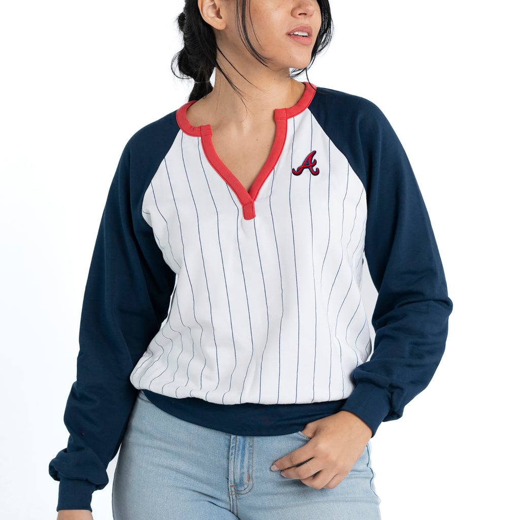 V-Neck Pullover - Atlanta Braves