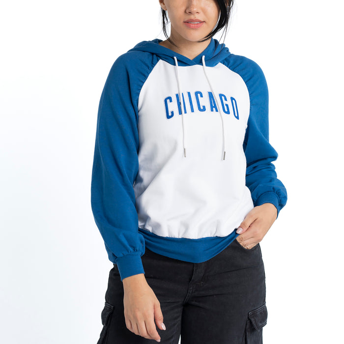 MARLOWE RUCHED HOODIE - Chicago Cubs