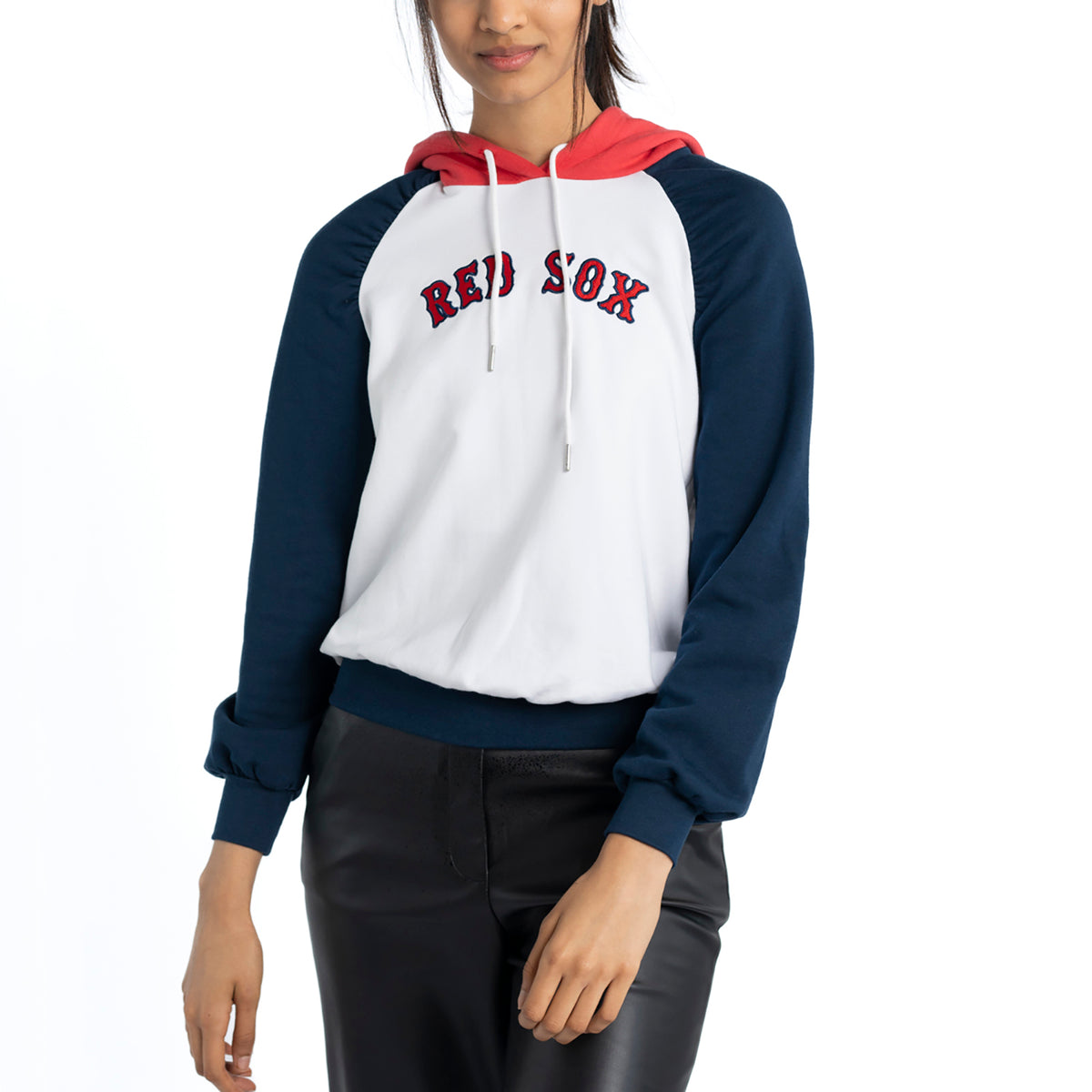 MARLOWE RUCHED HOODIE - Boston Red Sox