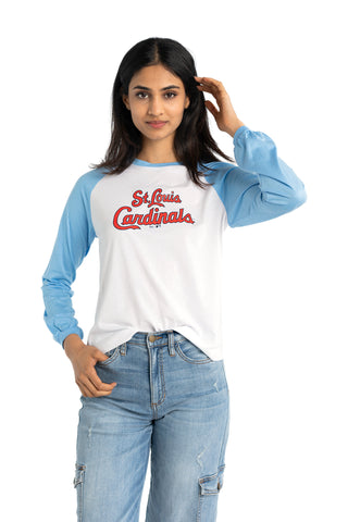 Raglan Long Sleeve Tee - St Louis Cardinals