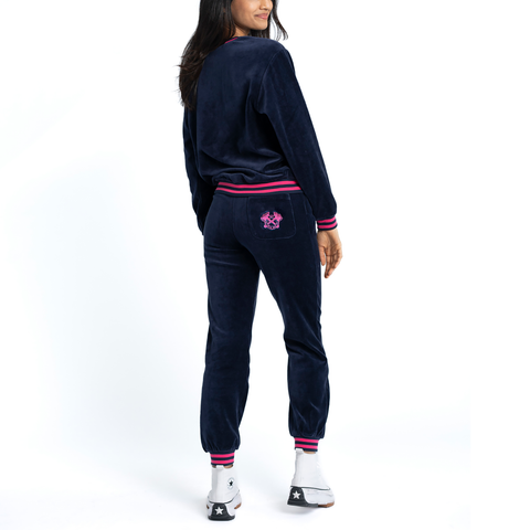 Velour Track Suit Set - Atlanta Braves