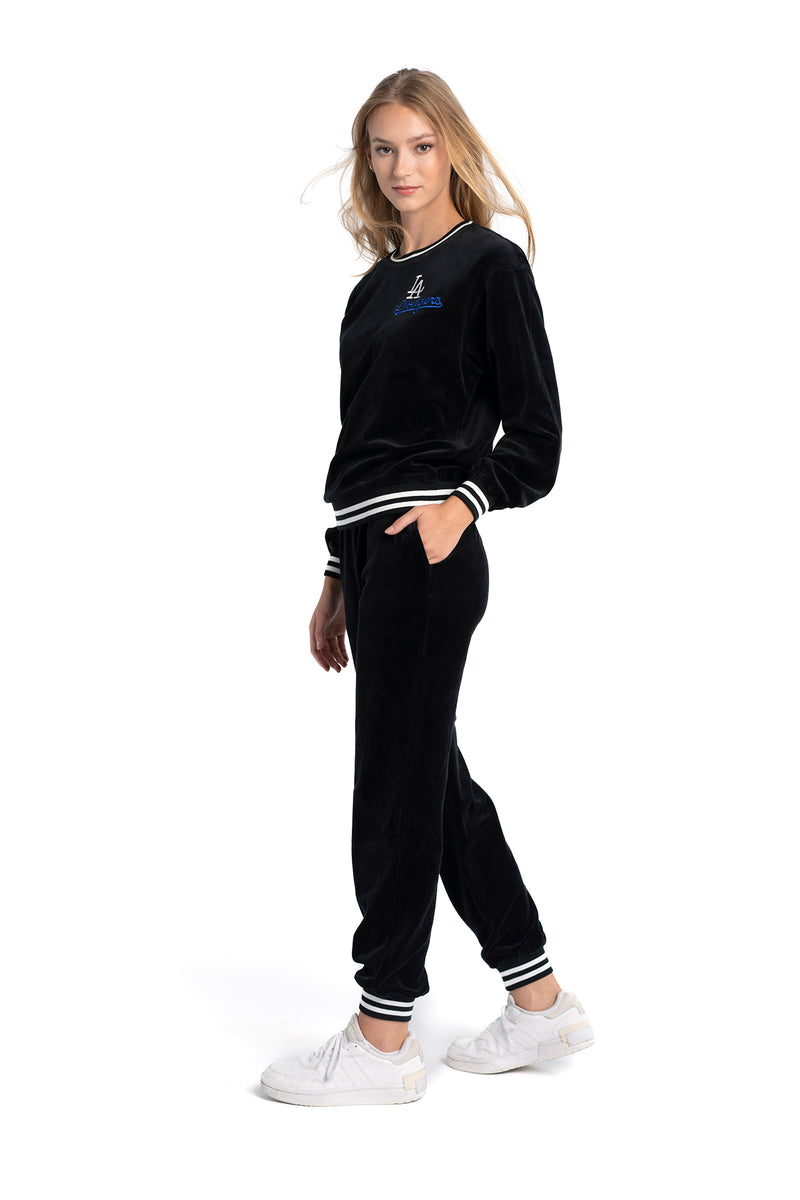 NEELY & NAVEEN VELOUR TRACK SUIT SET - Los Angeles Dodgers