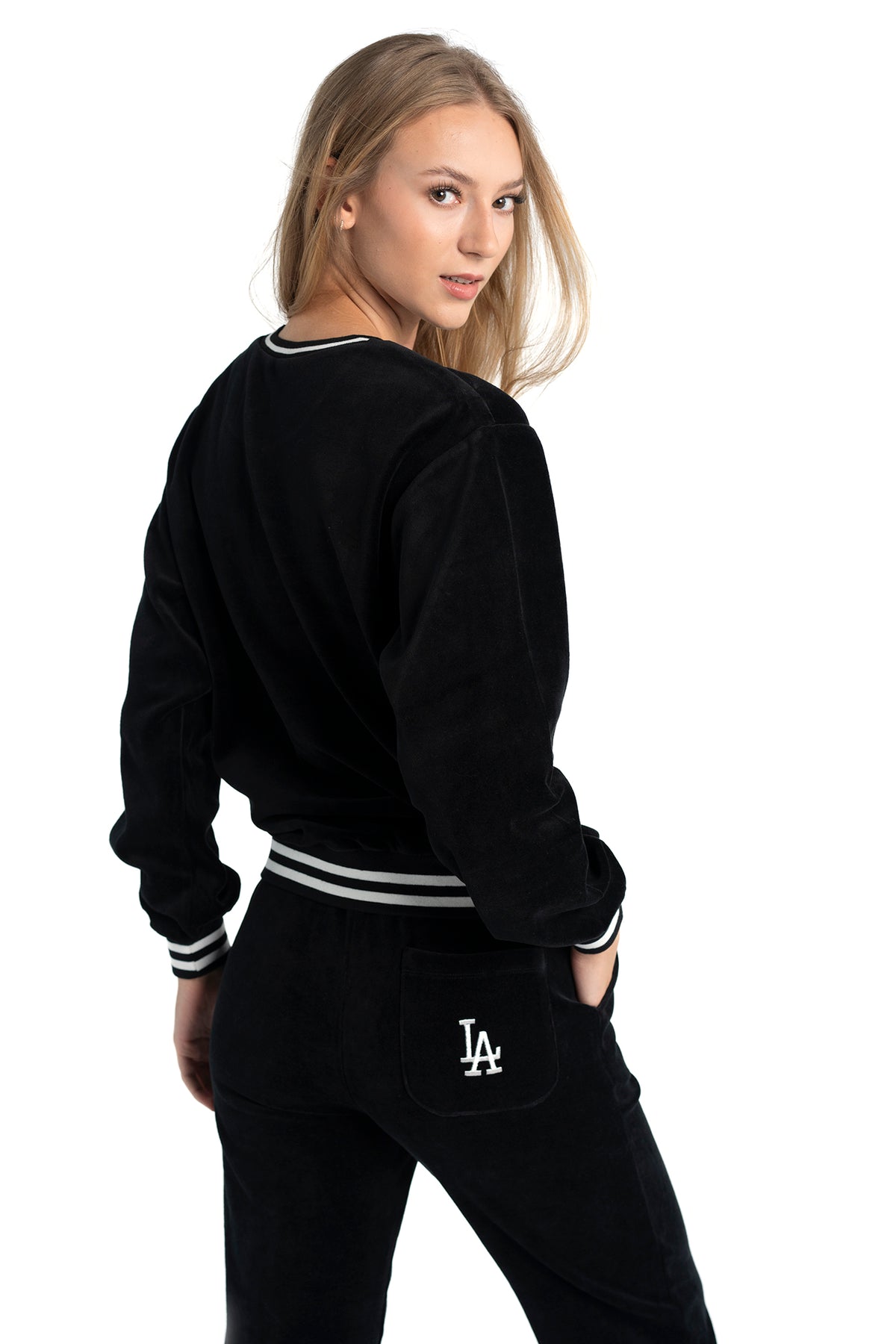 NEELY & NAVEEN VELOUR TRACK SUIT SET - Los Angeles Dodgers