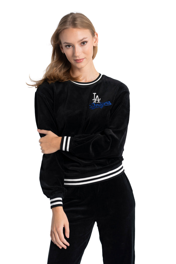 NEELY & NAVEEN VELOUR TRACK SUIT SET - Los Angeles Dodgers