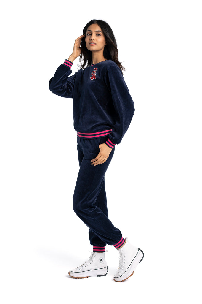 Velour Track Suit Set - Boston Red Sox