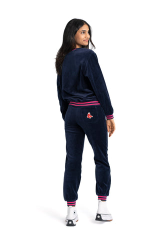 Velour Track Suit Set - Boston Red Sox