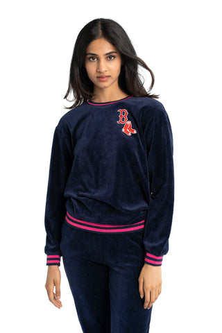 Velour Track Suit Set - Boston Red Sox