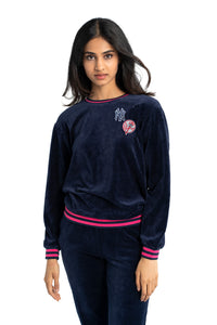 NEELY & NAVEEN Velour Track Suit Set - New York Yankees