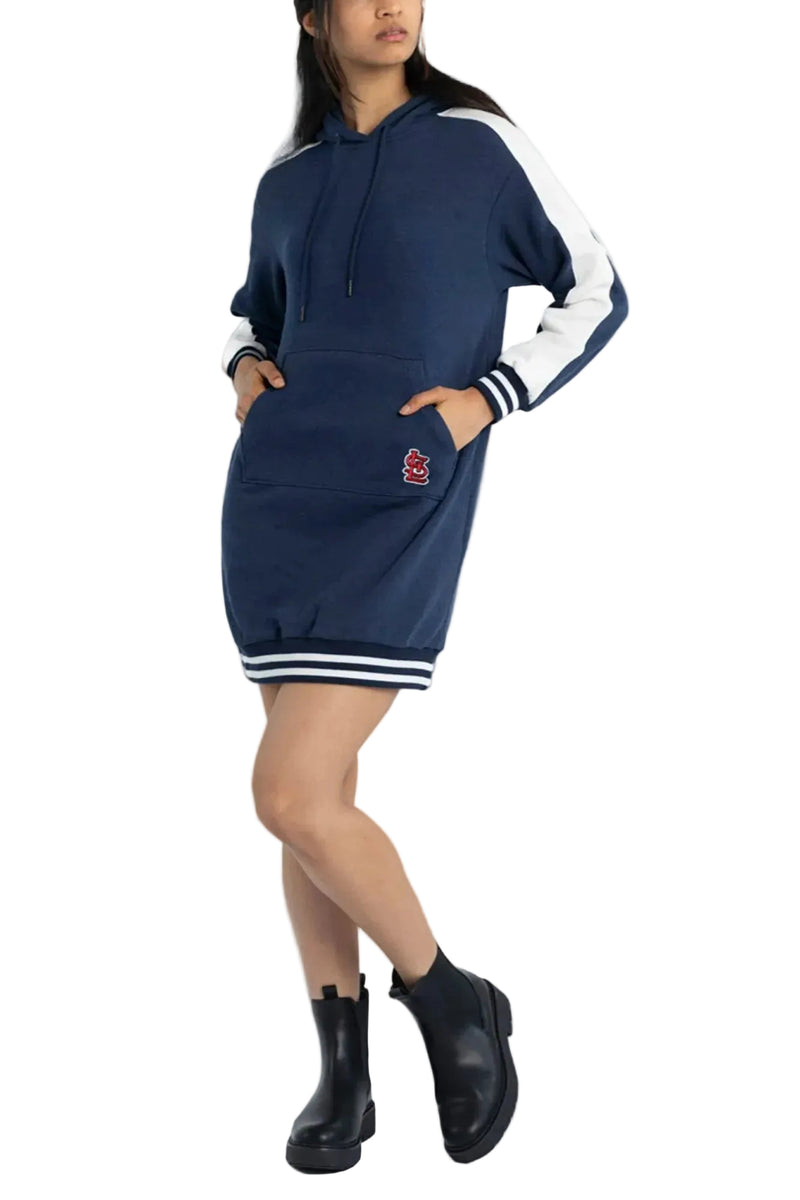 st louis cardinals dress Women's Lusso Navy St. Mara Tri-Blend Hoodie Size: Medium Sling dress Yess Loren Women Summer event:Wedding Guest soft tri Size:5 Gallon
