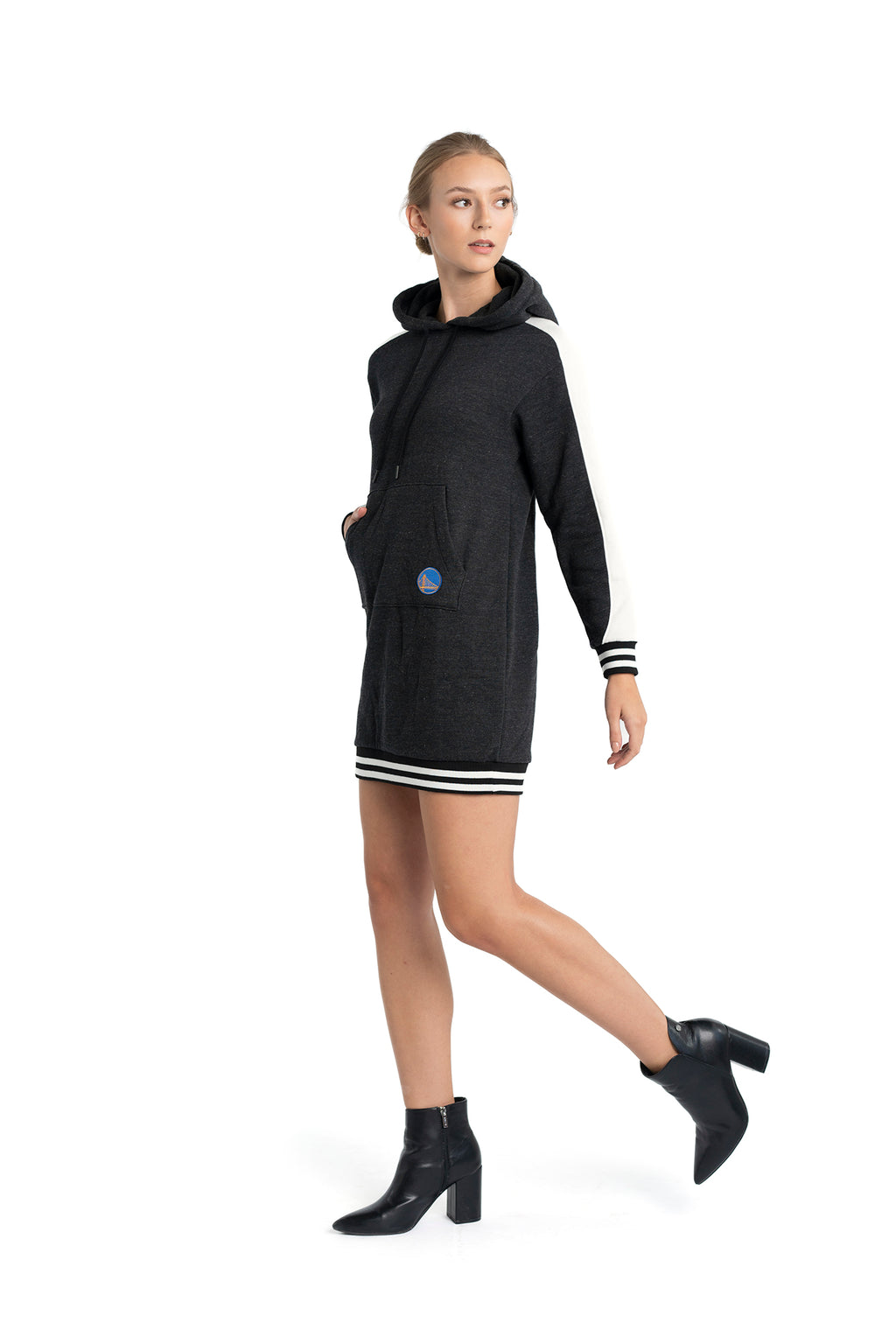 Oversize Hoodie Dress - Golden State Warriors