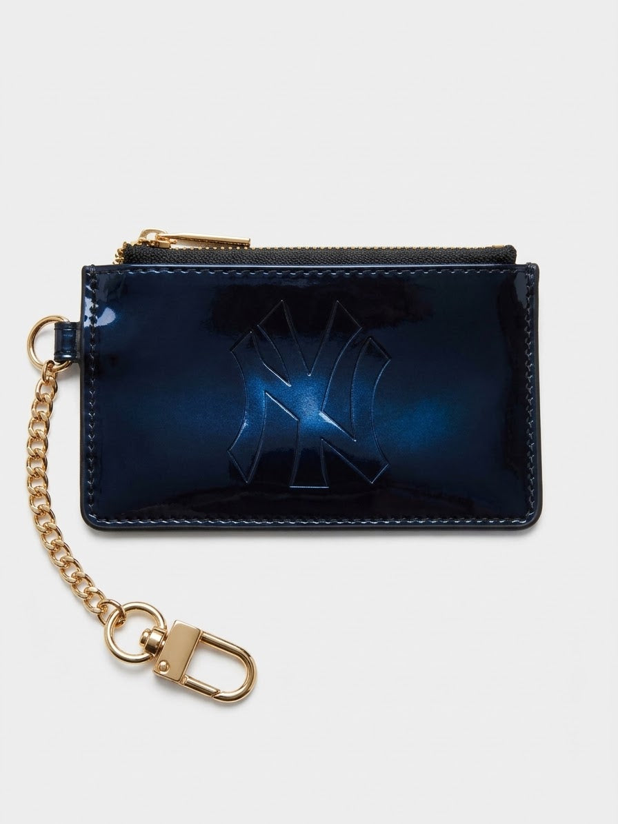 RACHEL METALLIC KEYCHAIN WALLET - New York Yankees