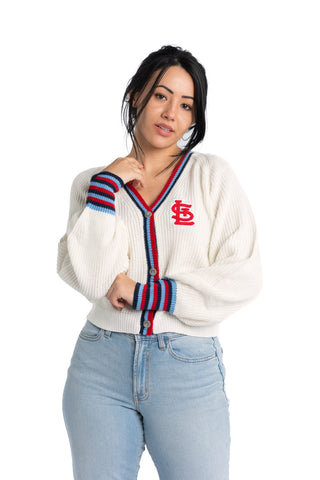 V-NECK CARDIGAN - St. Louis Cardinals