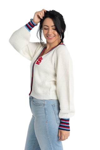 V-NECK CARDIGAN - St. Louis Cardinals
