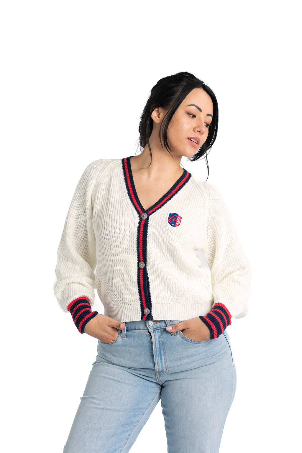 V-NECK CARDIGAN - St. Louis City SC