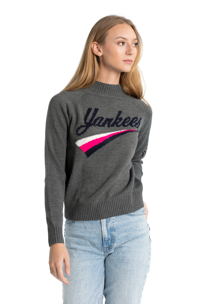 Mock-Neck Sweater - New York Yankees