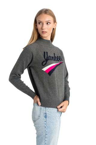 Mock-Neck Sweater - New York Yankees