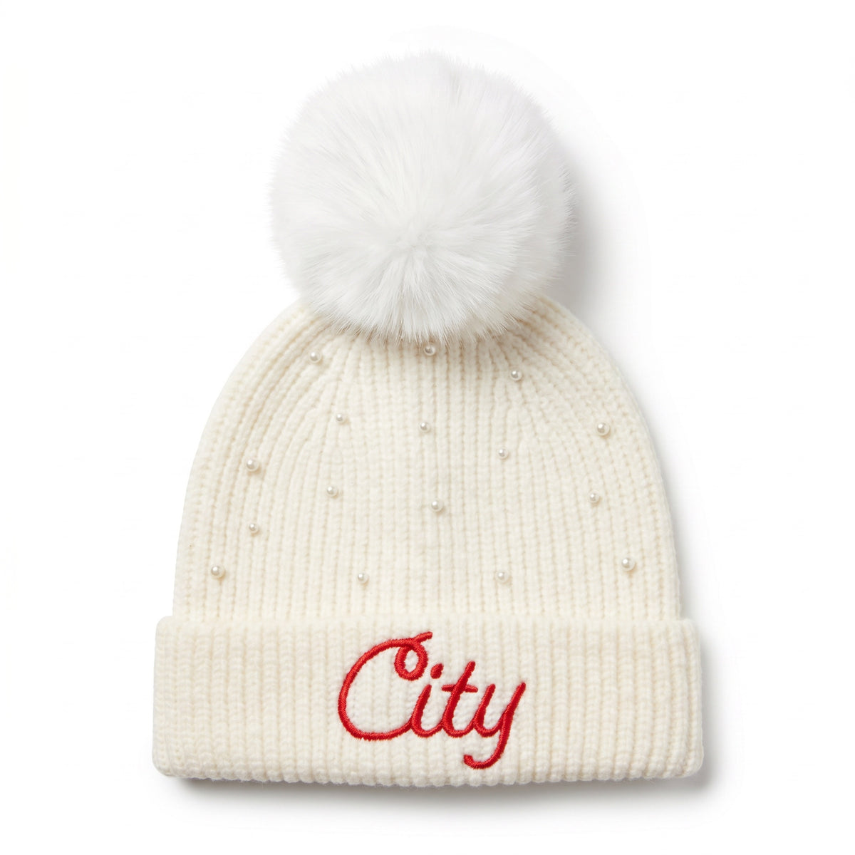 AINSLEY PEARL EMBROIDERED KNIT POM HAT - St. Louis CITY SC