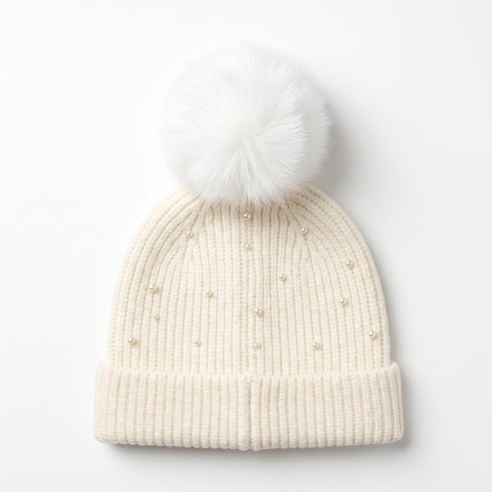 AINSLEY PEARL EMBROIDERED KNIT POM HAT - St. Louis CITY SC