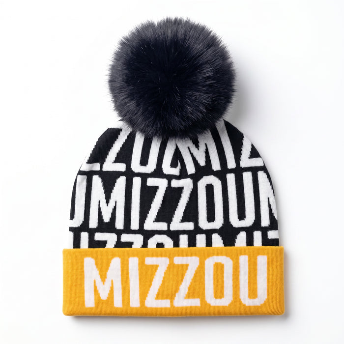ASIAH S`ALL OVER KNIT POM - Univ. of Missouri Tigers