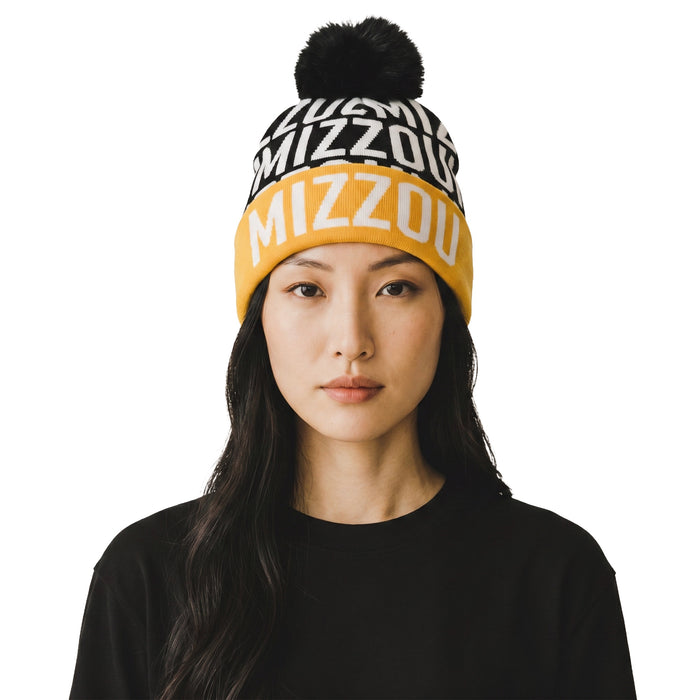 ASIAH S`ALL OVER KNIT POM - Univ. of Missouri Tigers