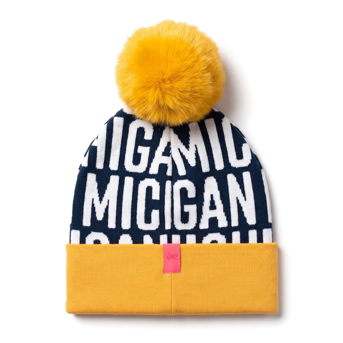 ASIAH S`ALL OVER KNIT POM - Univ. of Michigan Wolverines