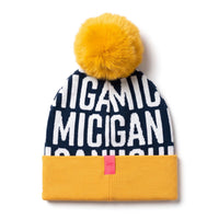 ASIAH S`ALL OVER KNIT POM - Univ. of Michigan Wolverines