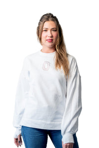 LOGAN SWAROVSKI OVERSIZED SWEATSHIRT - The Ohio State Univ. Buckeyes