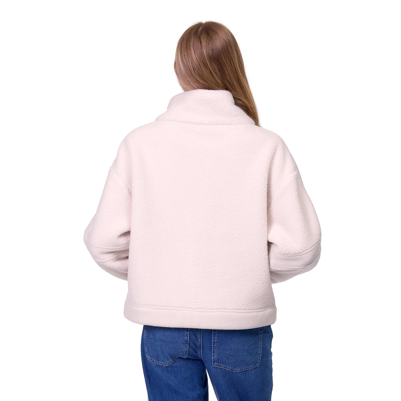 GABY CONTRAST SHERPA JACKET - The Ohio State Univ. Buckeyes