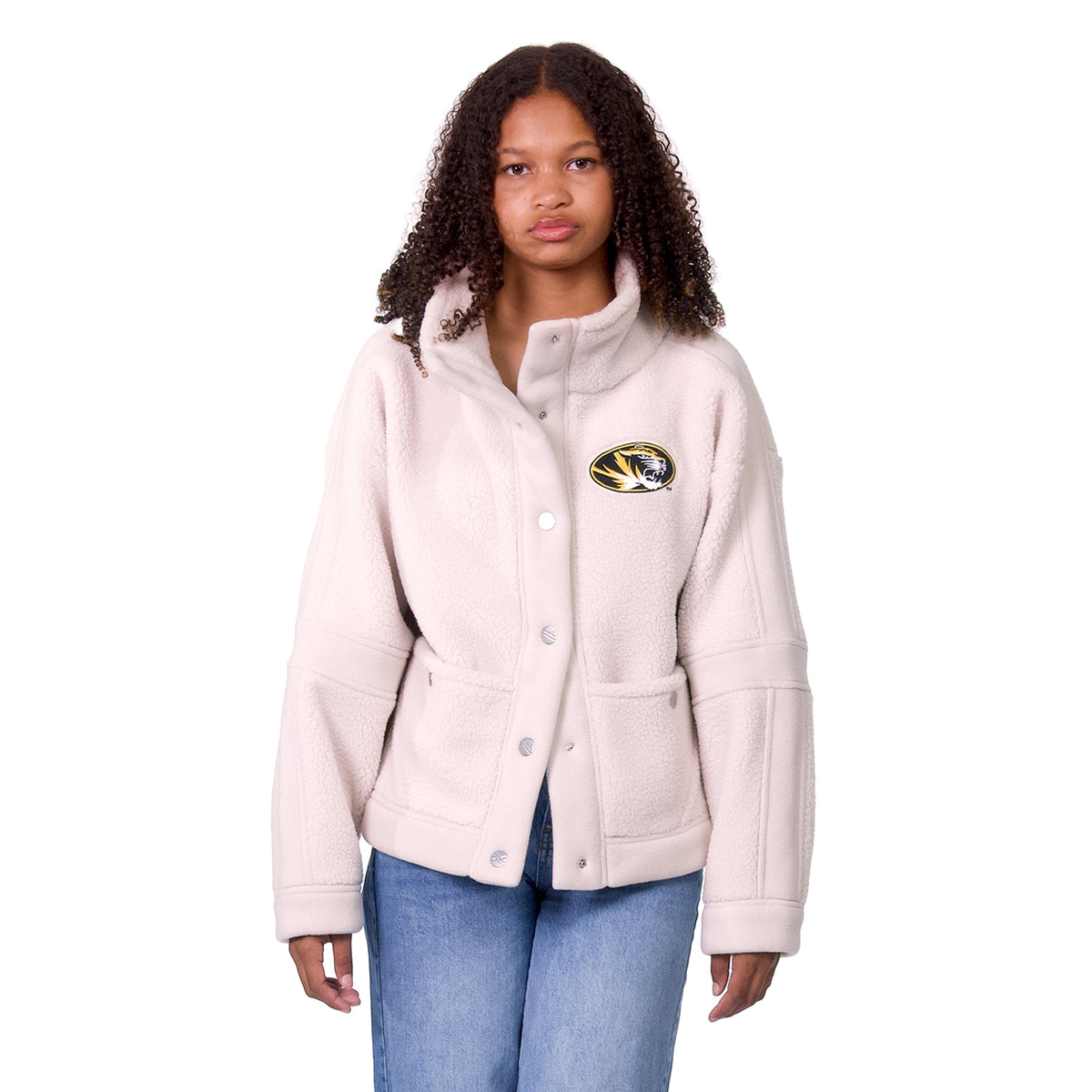 GABY CHUNKY SHERPA JACKET - Univ. of Missouri Tigers