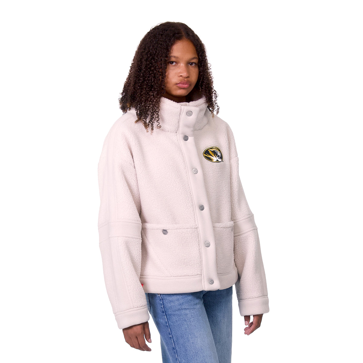 GABY CHUNKY SHERPA JACKET - Univ. of Missouri Tigers