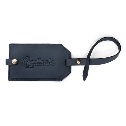LEATHER LUGGAGE TAG - St. Louis Cardinals