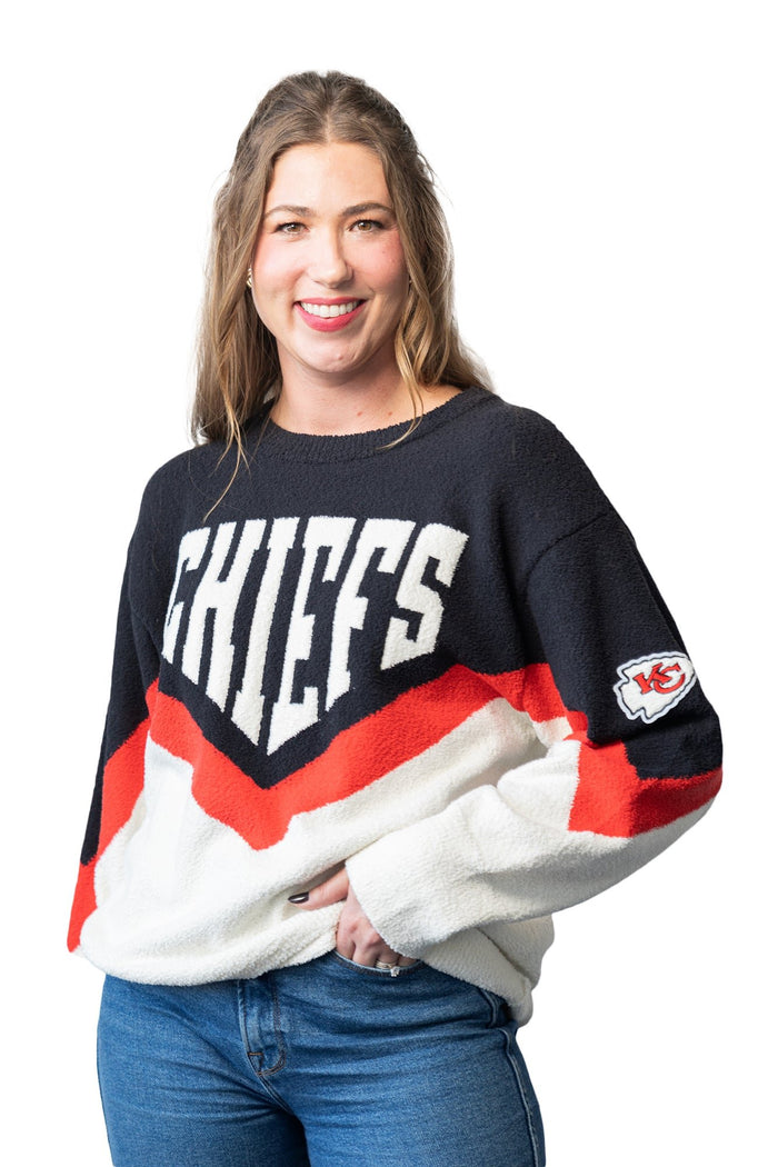 SPENCER CHEVRON SWEATER - Kansas City Chiefs
