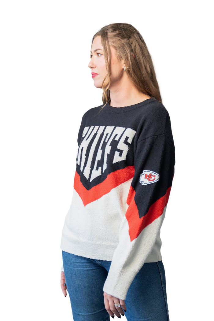 SPENCER CHEVRON SWEATER - Kansas City Chiefs
