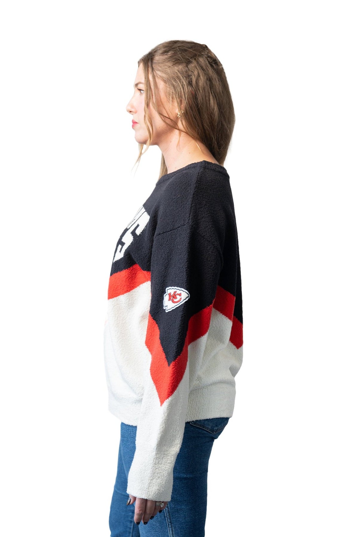 SPENCER CHEVRON SWEATER - Kansas City Chiefs
