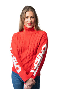 SLYVIE NAME SLEEVE SWEATER- Kansas City Chiefs