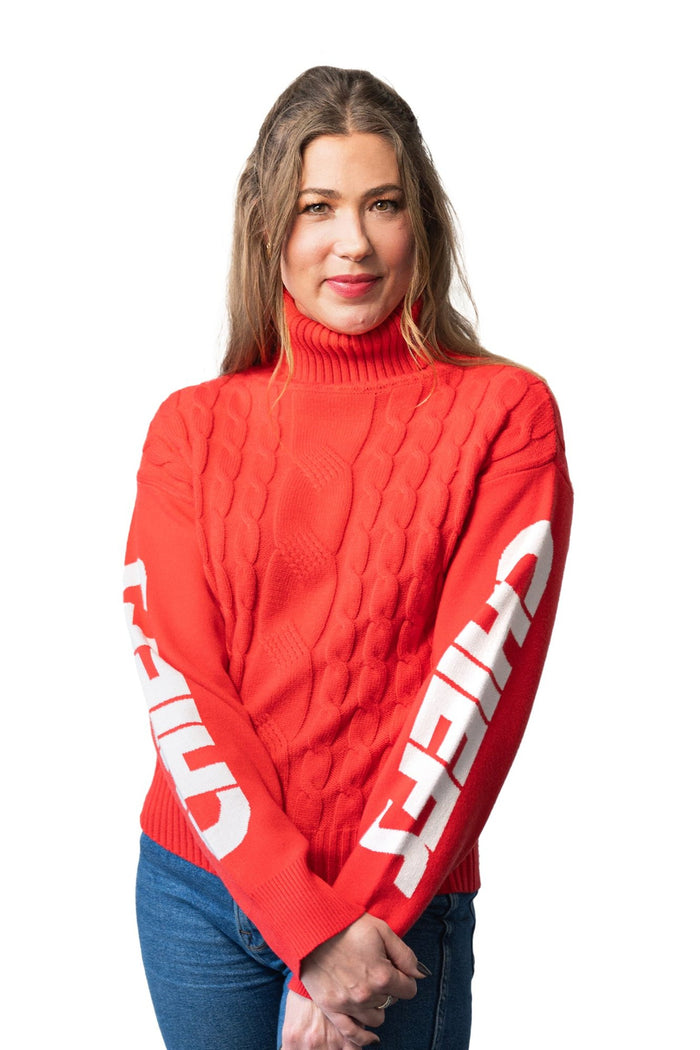SLYVIE NAME SLEEVE SWEATER- Kansas City Chiefs