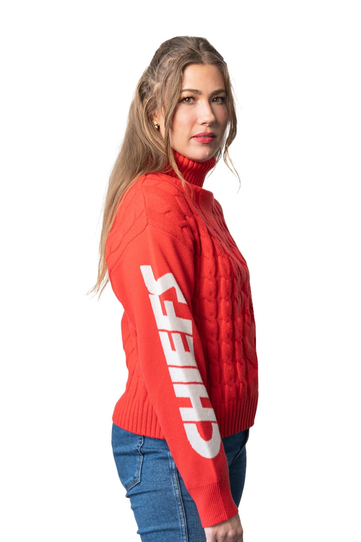 SLYVIE NAME SLEEVE SWEATER- Kansas City Chiefs