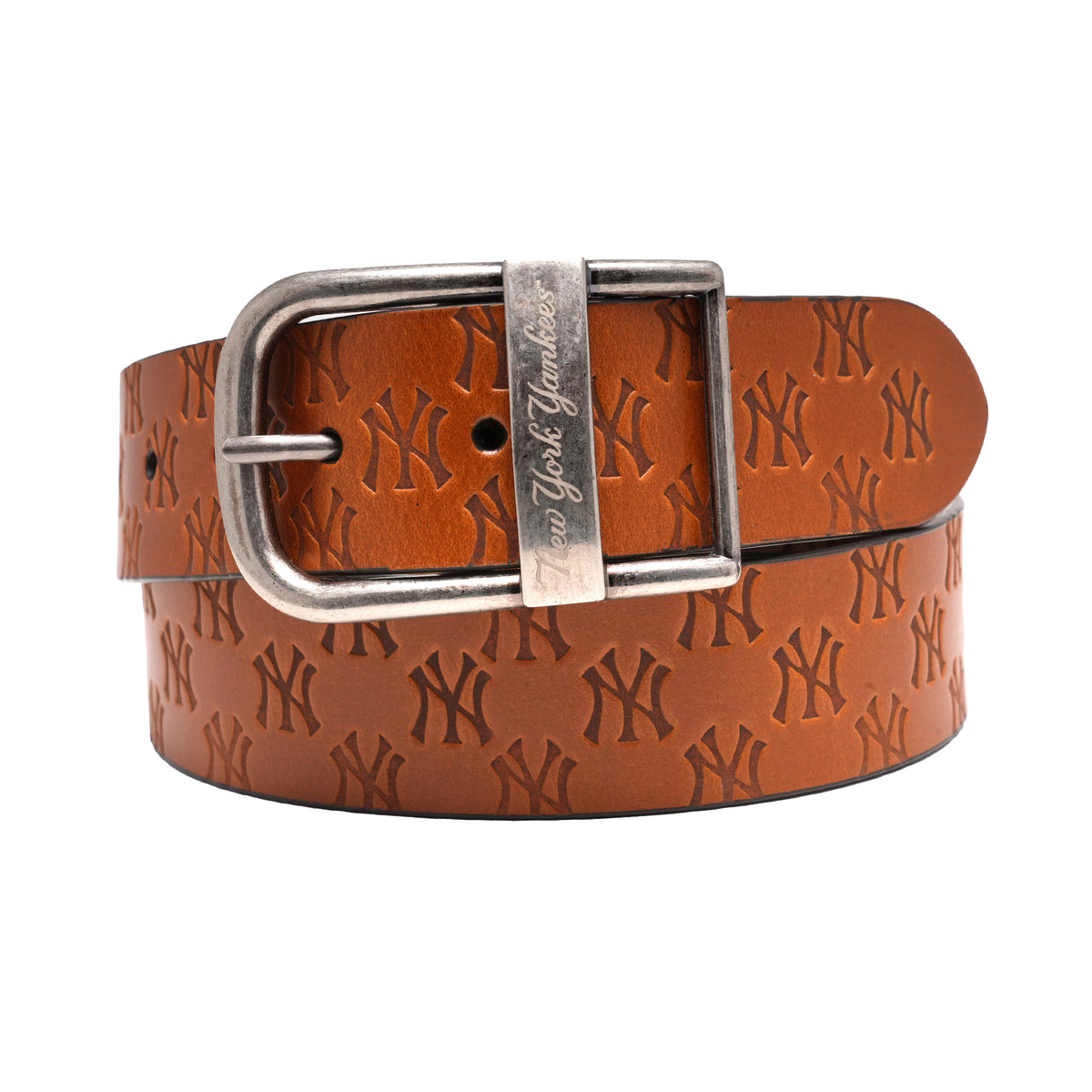 SAUL DEBOSSED REPEAT LOGO BELT - New York Yankees