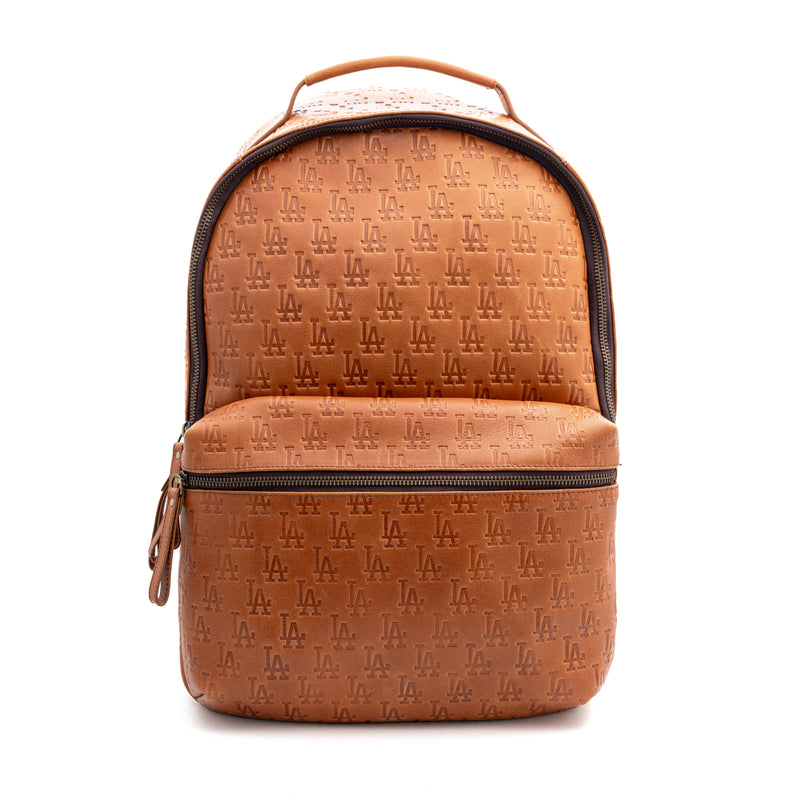 SAXAN LEATHER LAPTOP BACKPACK - Los Angeles Dodgers
