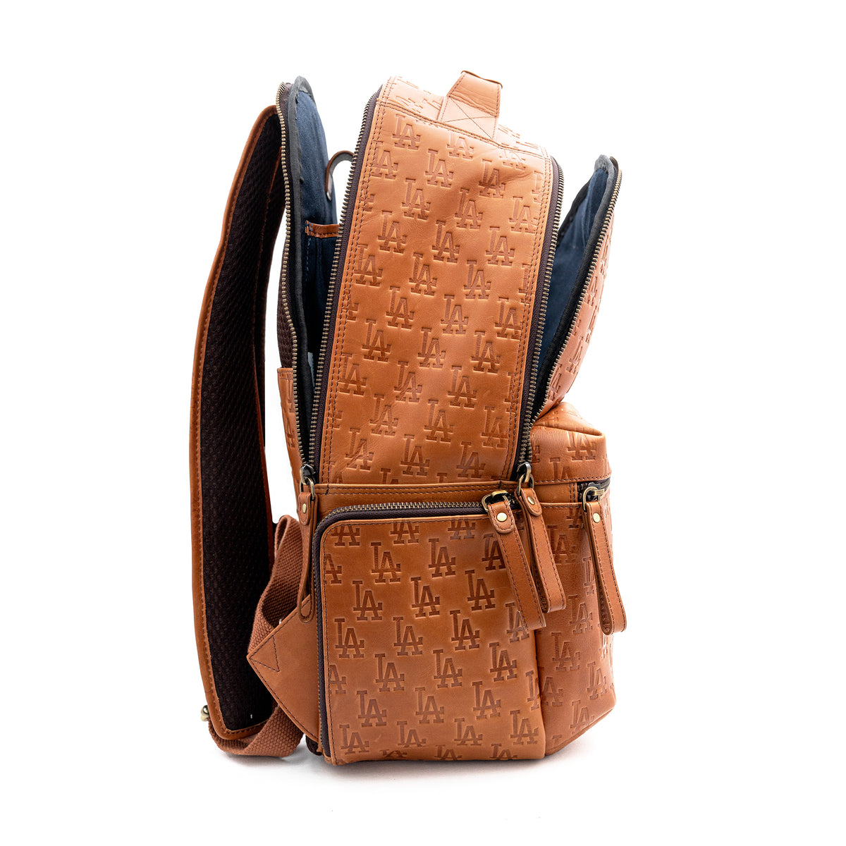 SAXAN LEATHER LAPTOP BACKPACK - Los Angeles Dodgers