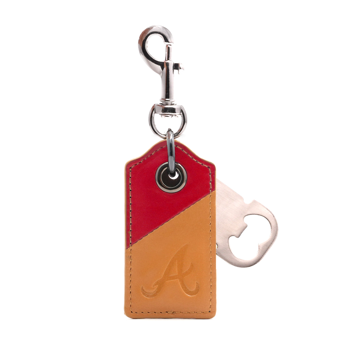 OLEK KEY CHAIN BOTTLE OPENER- Atlanta Braves