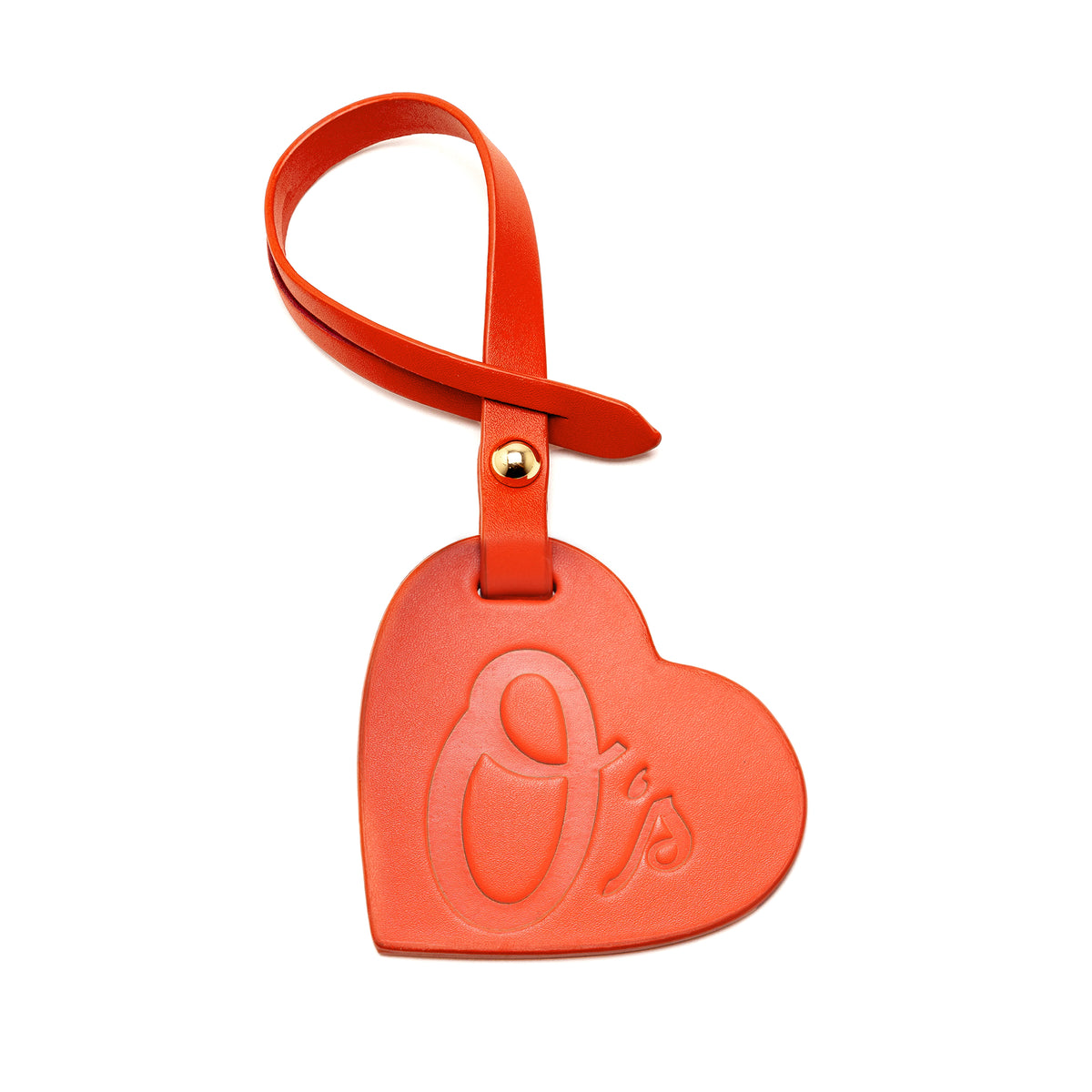 Rochelle Heart Charm - Baltimore Orioles