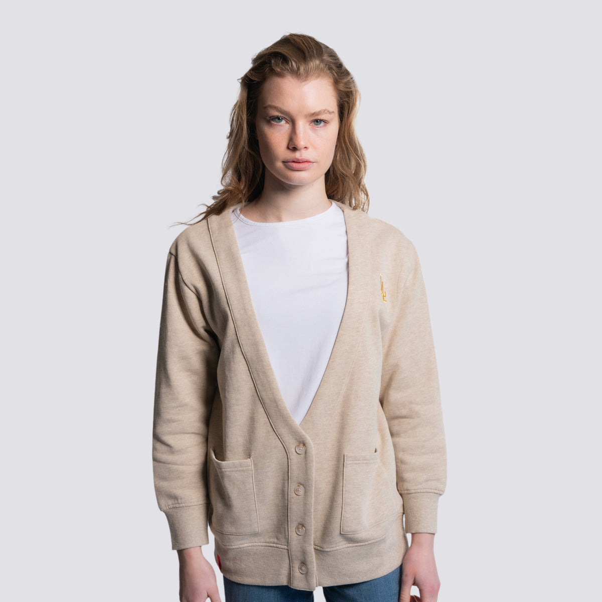 MALIBU METALLIC EMBROIDERED CARDIGAN - Los Angeles Dodgers