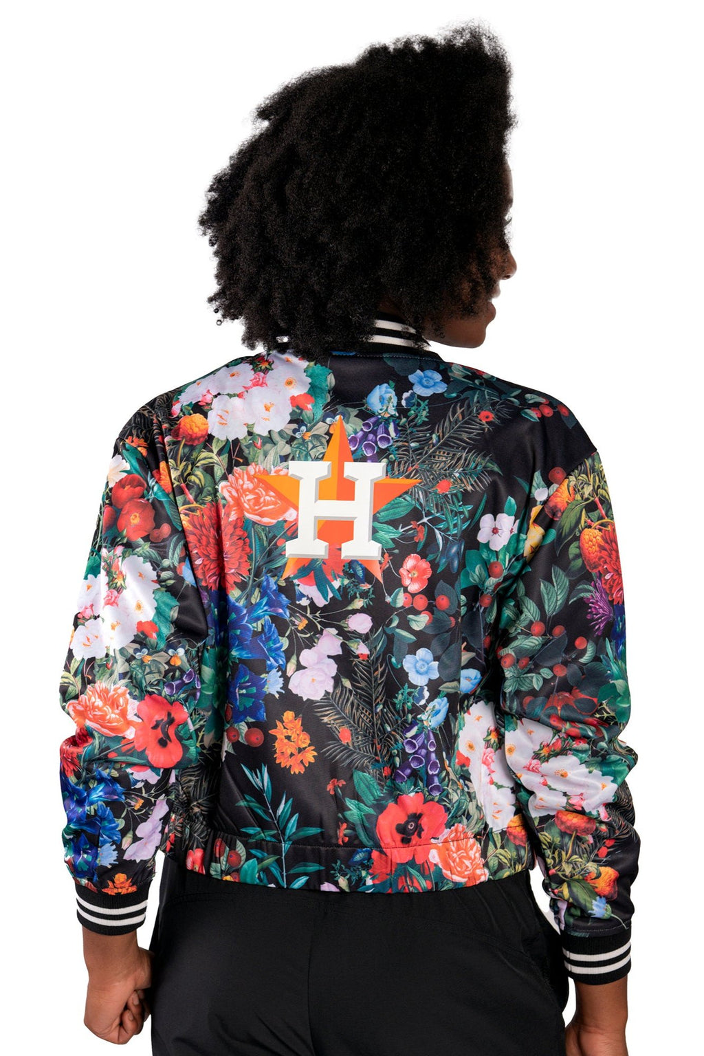 FLORAL BOMBER JACKET - Houston Astros