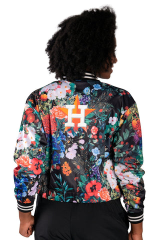 FLORAL BOMBER JACKET - Houston Astros