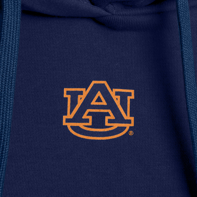 MAXINE ROUCHED FLEECE HOODIE - AUBURN UNIV. TIGERS